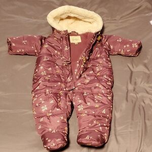 Jessica Simpson Purple Baby Snowsuit